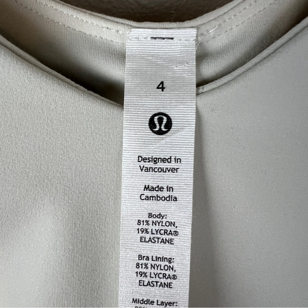 Lululemon Align Tank Top White Opal - Picture 4 of 4
